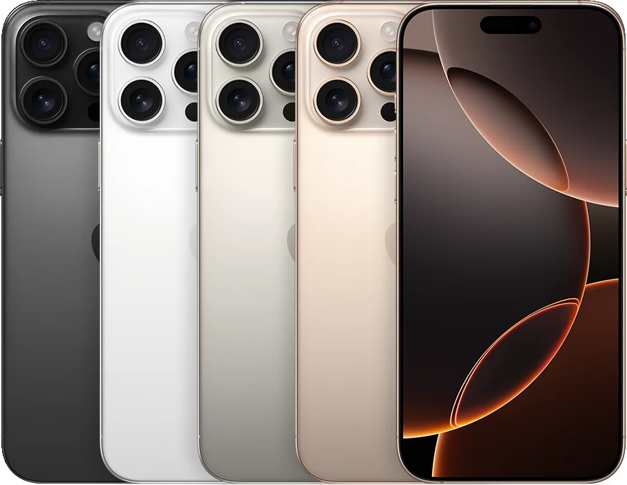 Dàn màu iPhone 16 Pro Max